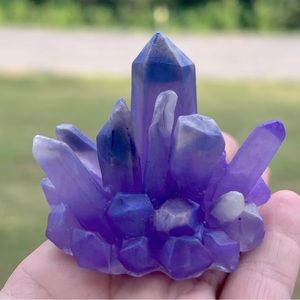 Handmade Purple Resin Crystal